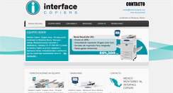 Desktop Screenshot of interfacecopiers.com