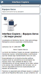Mobile Screenshot of interfacecopiers.com